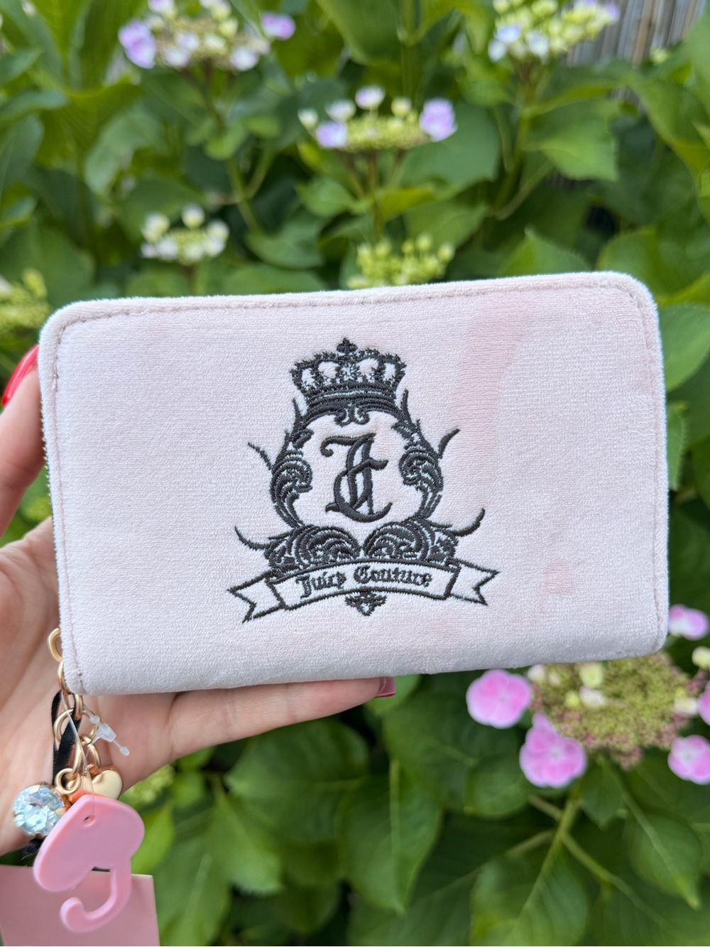 Juicy Couture Pink Multi-Compartment Bifold Wallet